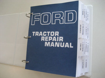 Ford 2000, 3000, 4000, 5000 7000 Tractor Service Manual  
