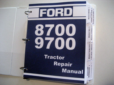 Ford 8700 tractor service manual #4